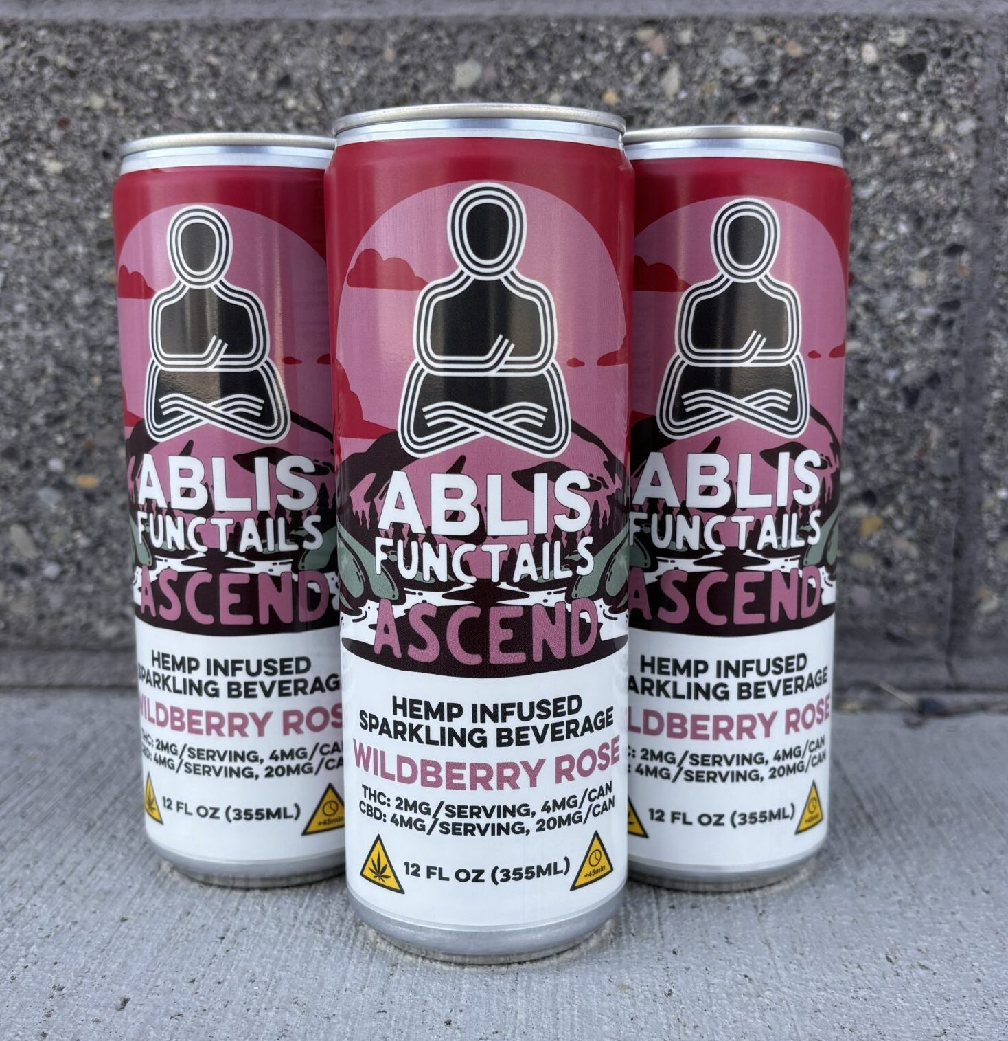 Ascend Wildberry Rose Functail - 12-Pack